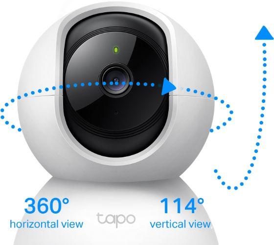 TP-Link Tapo TC71 Pan/Tilt Home Security Wi-Fi Camera - White