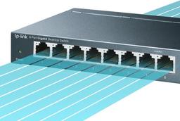 TP-Link TL-SG108 8-Port Gigabit Desktop Switch - Gray