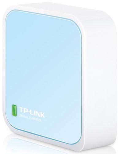 TP-Link  TL-WR802N 300Mbps Wireless N Nano Router - Blue - Brand New
