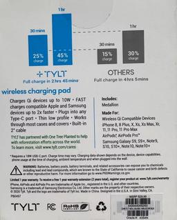 TYLT Medallion Portable Wireless Charging Pad