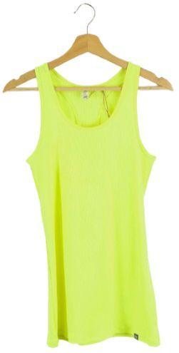 Under Armour  Women Scoop Neck Top L - Yellow - Excellent