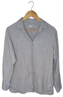 Uniqlo Button Up Blouse L - Grey