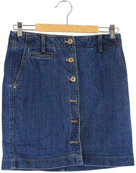 Uniqlo  Denim Skirt 11 - Blue - Excellent