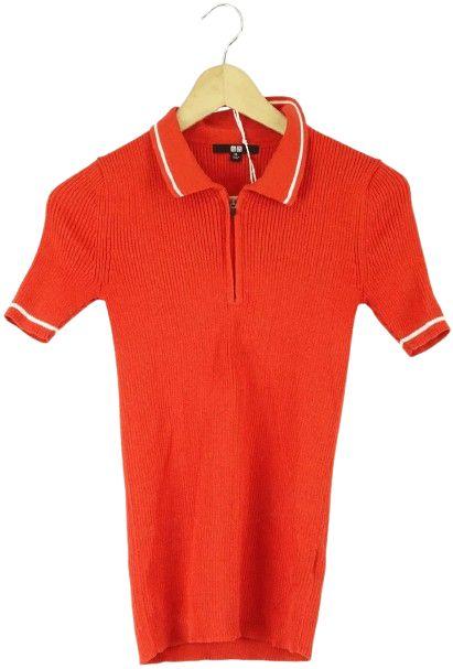 Uniqlo  Knit Top XS - Red/Orange - Excellent