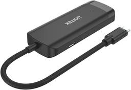 Unitek H1110B uHUB Q4+ 4-in-1 Powered USB-C Hub with HDMI - Black