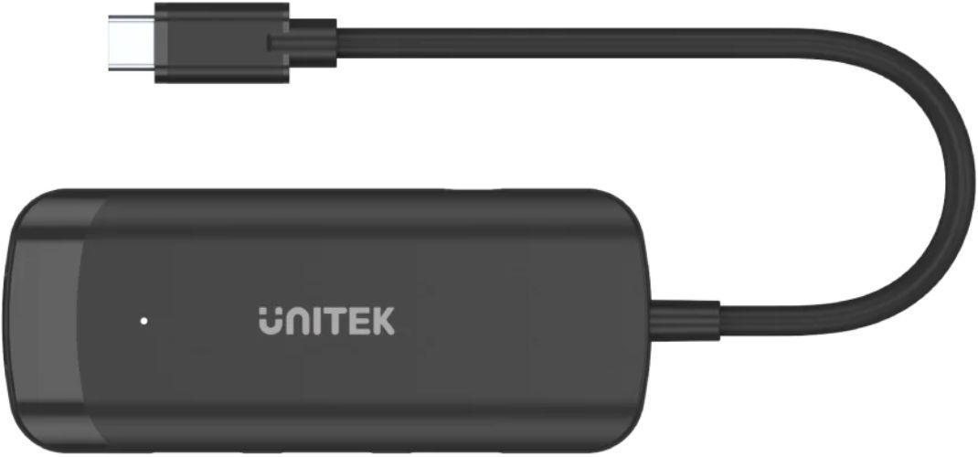 Unitek H1110B uHUB Q4+ 4-in-1 Powered USB-C Hub with HDMI - Black