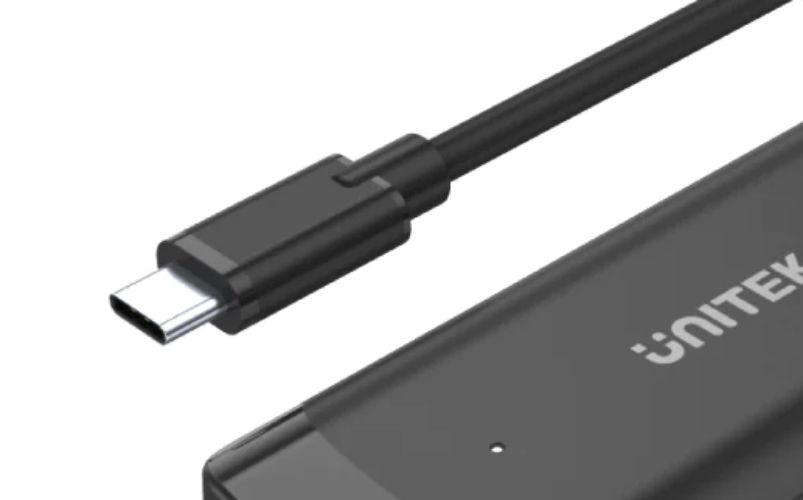 Unitek H1110B uHUB Q4+ 4-in-1 Powered USB-C Hub with HDMI - Black
