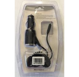 Universal Type-C Car Charger with Cable - Black