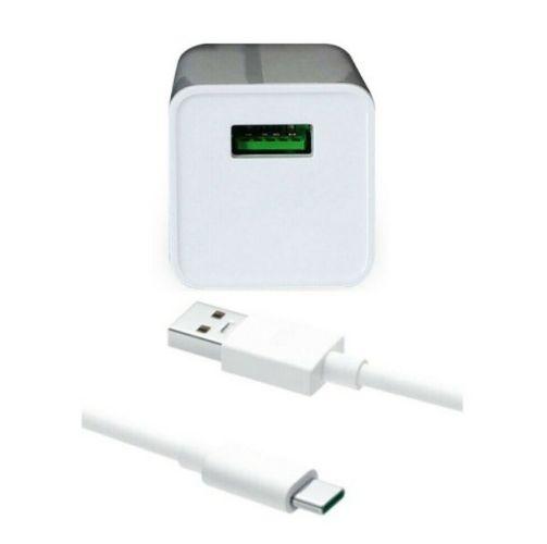 Wall Charger + Type A cable 5V/4A for Oppo R11 - White