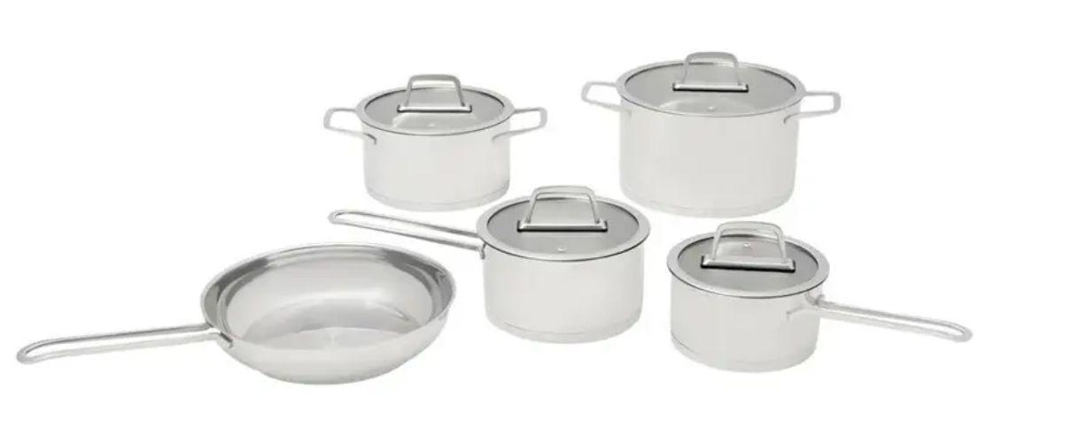 Westinghouse  Stainless Steel Pot & Pan Set 5pc  - Stainless Steel - Brand New