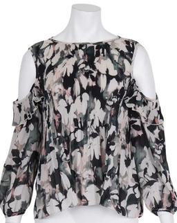 Witchery Patterned Pleated Top 4