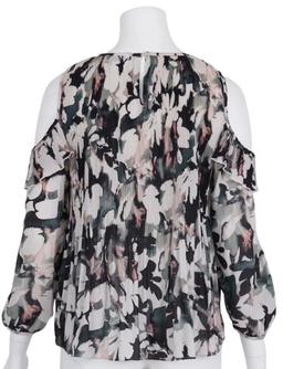 Witchery Patterned Pleated Top 4