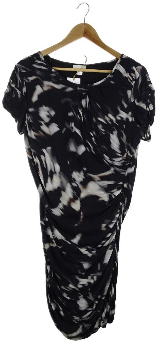 Witchery  Printed Mini Dress L - Black - Excellent