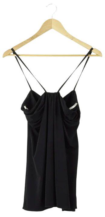Witchery  Singlet Top M - Black - Excellent