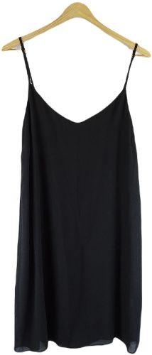 Witchery  Slip Dress 10 - Black - Excellent