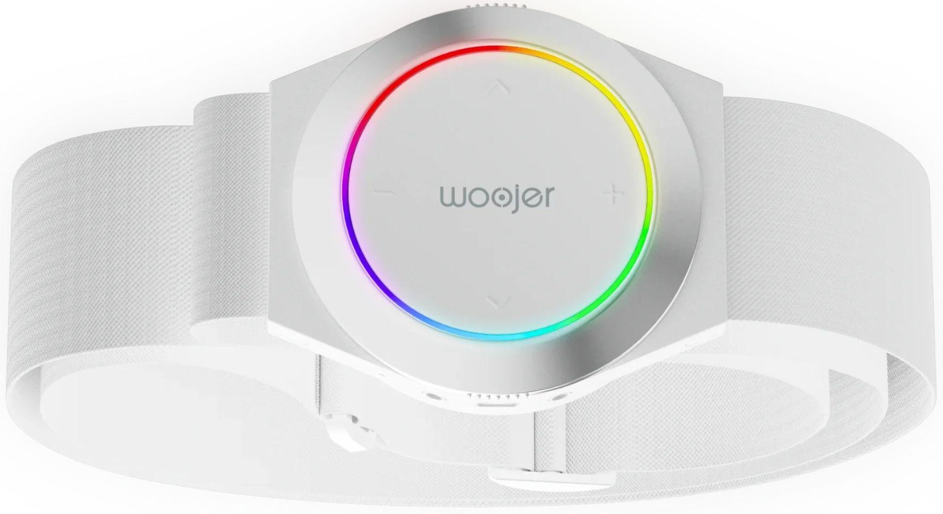 Woojer  STRAP 3 Wearable Haptic Body Strap - White - Brand New