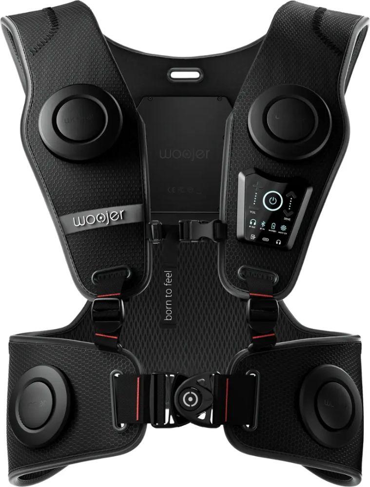Woojer  VEST 3 Wearable Haptic Vest - Black - Brand New