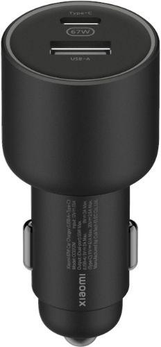 Xiaomi  67W Car Charger USB A Type C - Black - Brand New