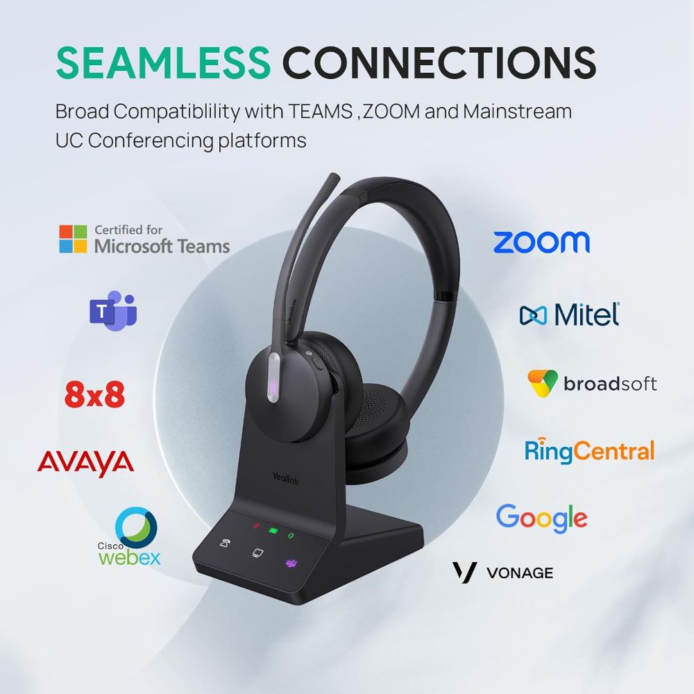 Yealink WH64 Mono DECT Wireless Headset