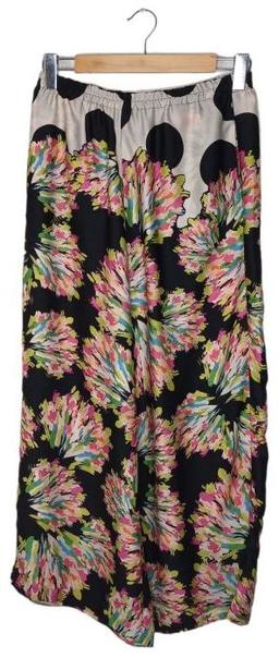 Zara Patterned Thin Pants M - Multi Color