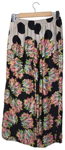 Zara Patterned Thin Pants M - Multi Color