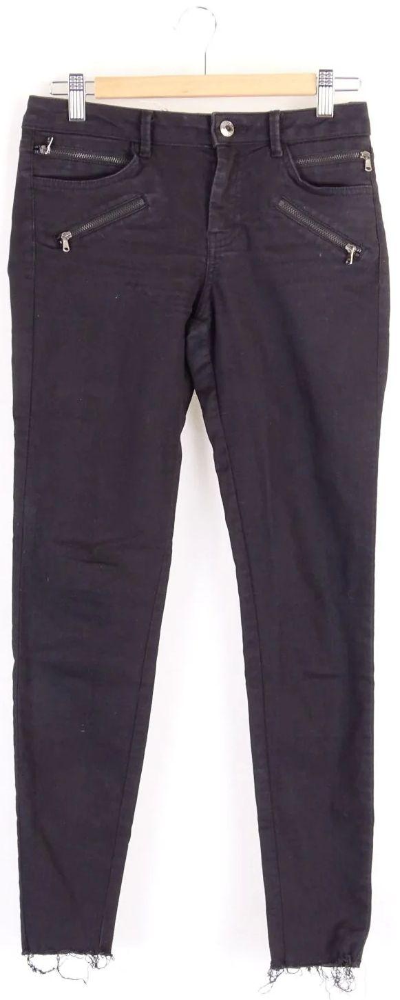 Zara  Skinny Woman Jeans 8 - Black - Excellent