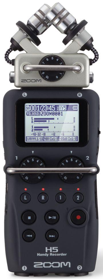Zoom  H5 Handy Recorder - Black - Brand New