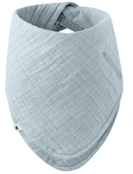 BIBS  Organic Cotton Muslin Bandana Bib in Baby Blue in Premium condition