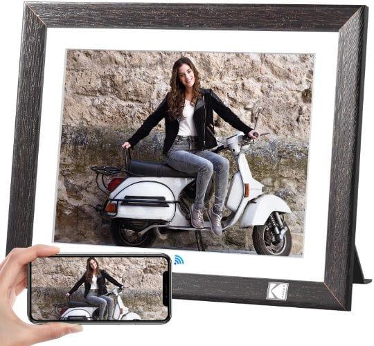 Kodak  HDPF-978 Rustic Wood WiFi-Enabled Digital Photo Frame in Black in Brand New condition