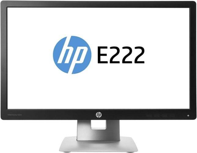 HP  EliteDisplay E222 IPS Monitor 21.5" - Black - Excellent