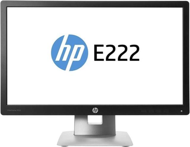 HP  EliteDisplay E222 IPS Monitor 21.5" in Black in Excellent condition