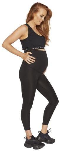 Lenny Rose  Eco Magic Maternity Leggings (7/8) (L) - Black - Over Stock