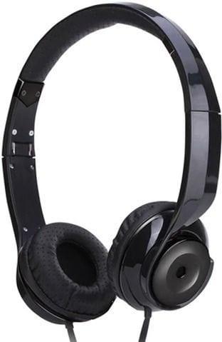 Holysmoke  Motif On Ear Foldable Headphones - Black - Brand New