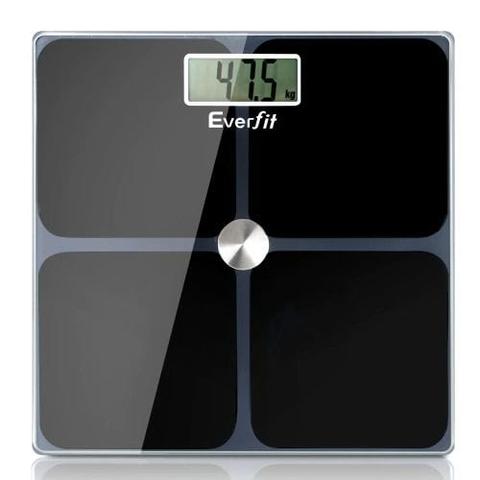 Everfit  Electronic Digital Weighing Scale - Black - Brand New