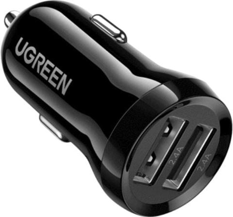 Ugreen  50875 24W Dual USB Car Charger  - Black - Brand New