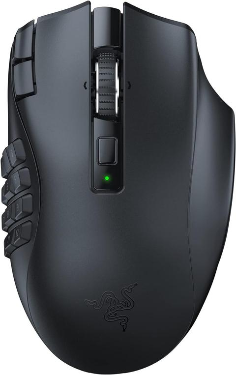 Razer  Naga V2 HyperSpeed Wireless MMO Gaming Mouse - Black - Premium