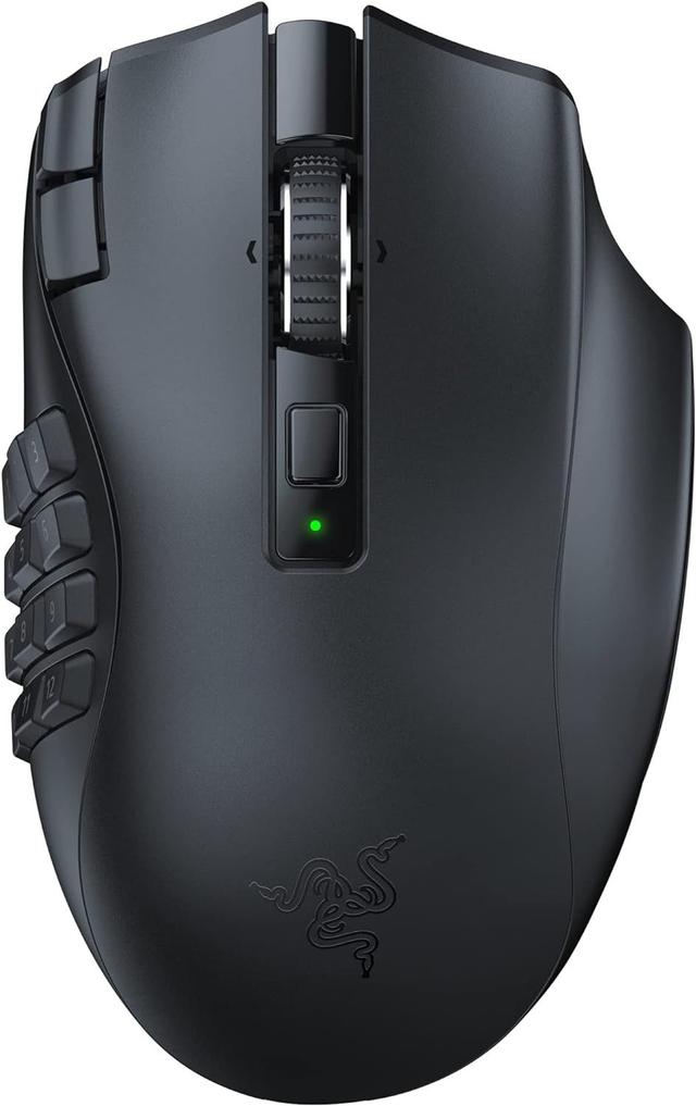 Razer  Naga V2 HyperSpeed Wireless MMO Gaming Mouse in Black in Premium condition