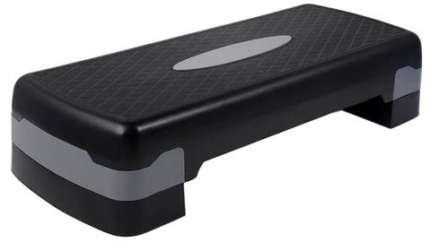 Everfit  2 Level Aerobic Exercise Stepper Bench Riser - Black - Brand New