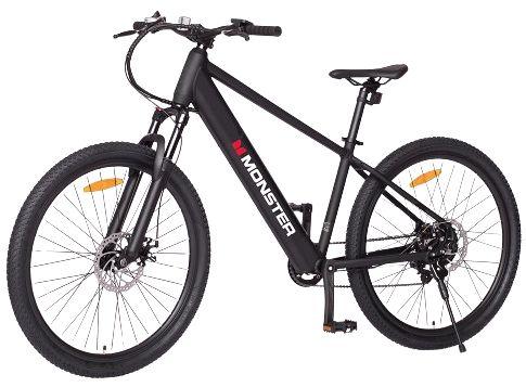 Monster  E-Mountain Bike - Black - Brand New