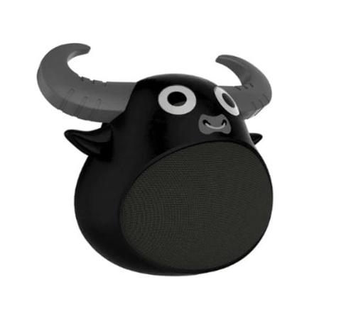 Fitsmart  Bluetooth Animal Face Speaker Portable Wireless Stereo Sound - Black - Brand New
