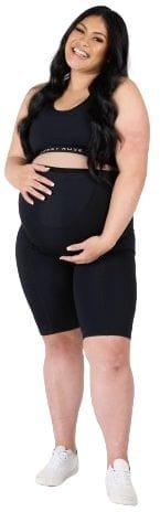 Lenny Rose  Sacred Support Maternity Shorts (M) in Black in Premium condition