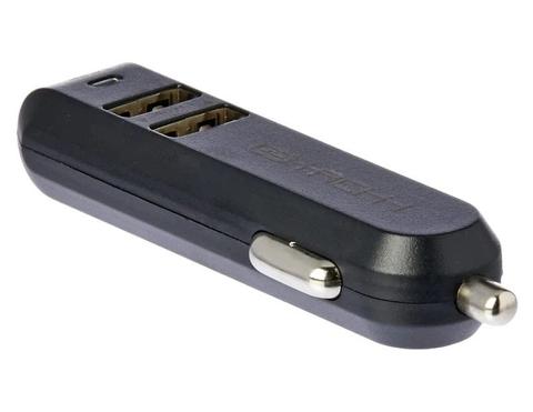 Tachh  Universal Tripple USB Fast Car Phone Charger   - Black - Good