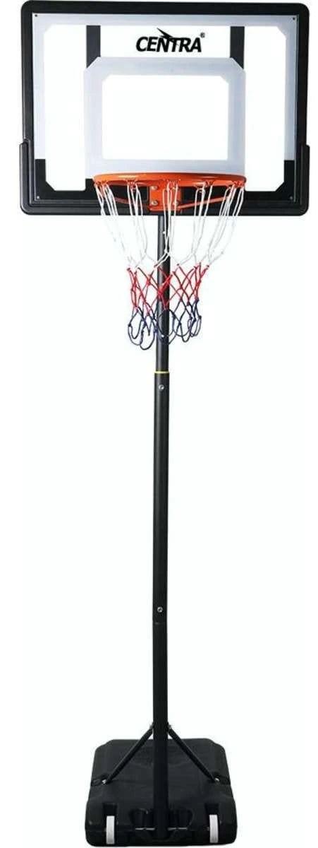 Centra  Kids Basketball Adjustable Hoop Stand Portable (2.1m) in Black in Brand New condition