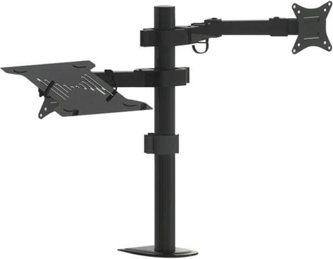Artiss  Monitor Arm Stand Laptop Tray Display Desk Mount Bracket Screen Holder - Black - Brand New