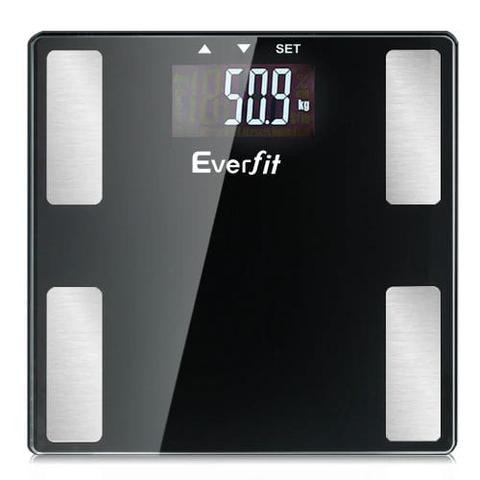 Everfit  Electronic Digital Body Fat BMI & Calories Monitor Scale - Black - Brand New