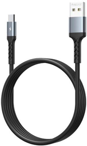 Remax  RC-161m Kayla Series Micro USB Data Cable 2.1A (1M) in Black in Brand New condition