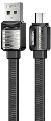 Remax  RC-154m Platinum Pro Micro USB Data Cable 2.4A (1M) - Black - Brand New