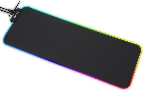 Voctus  RGB Mouse Pad with 4 USB Ports (800 x 300 x 4 mm) - Black - Brand New