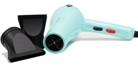TODO  2000W Ionic Ceramic Anti Frizz Hair Dryer Digital Temperature LCD - Blue - Brand New