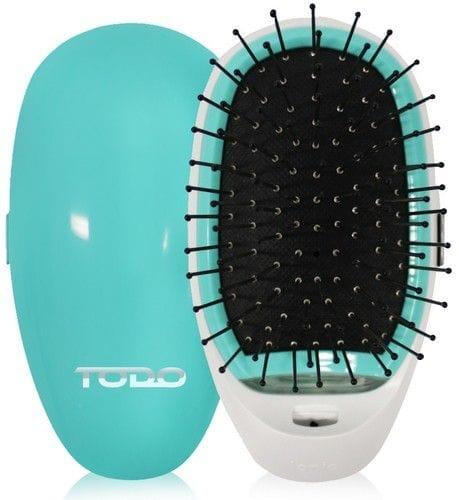 TODO  Ionic Styling Hair Brush Health Smooth Silky Hair Stainless Steel Bristle Comb - Blue - Brand New